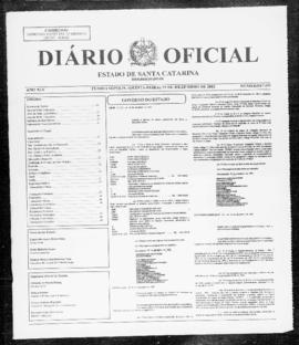 Diário Oficial do Estado de Santa Catarina. Ano 69. N° 17058 de 19/12/2002