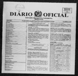 Diário Oficial do Estado de Santa Catarina. Ano 71. N° 17519 de 18/11/2004