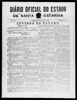 Diário Oficial do Estado de Santa Catarina. Ano 15. N° 3773 de 27/08/1948