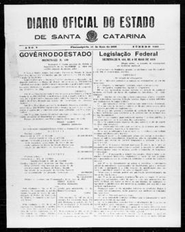 Diário Oficial do Estado de Santa Catarina. Ano 5. N° 1205 de 13/05/1938