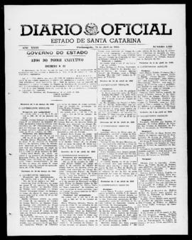Diário Oficial do Estado de Santa Catarina. Ano 23. N° 5601 de 20/04/1956
