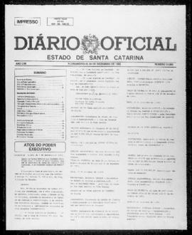 Diário Oficial do Estado de Santa Catarina. Ano 57. N° 14584 de 09/12/1992