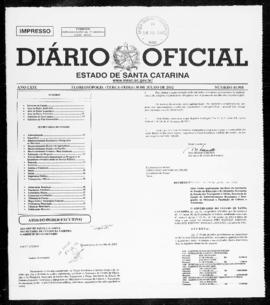 Diário Oficial do Estado de Santa Catarina. Ano 69. N° 16958 de 30/07/2002
