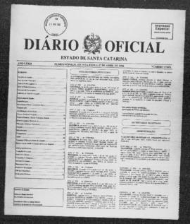 Diário Oficial do Estado de Santa Catarina. Ano 72. N° 17871 de 27/04/2006