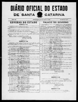 Diário Oficial do Estado de Santa Catarina. Ano 15. N° 3710 de 25/05/1948