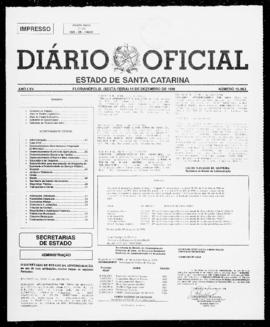 Diário Oficial do Estado de Santa Catarina. Ano 65. N° 16063 de 11/12/1998