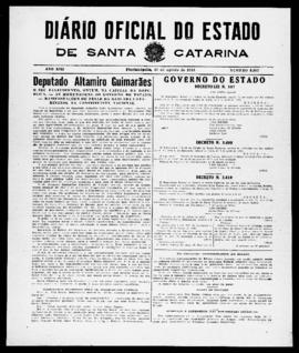 Diário Oficial do Estado de Santa Catarina. Ano 13. N° 3287 de 17/08/1946