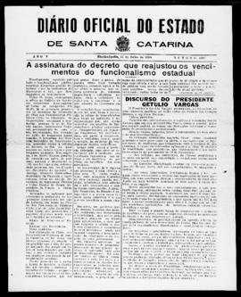Diário Oficial do Estado de Santa Catarina. Ano 5. N° 1263 de 27/07/1938