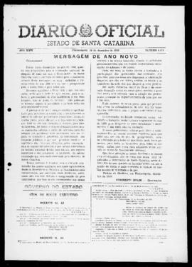 Diário Oficial do Estado de Santa Catarina. Ano 26. N° 6473 de 30/12/1959