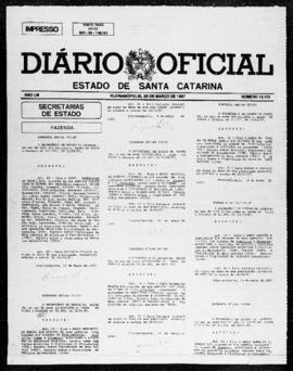 Diário Oficial do Estado de Santa Catarina. Ano 53. N° 13172 de 25/03/1987