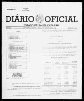 Diário Oficial do Estado de Santa Catarina. Ano 65. N° 16074 de 30/12/1998