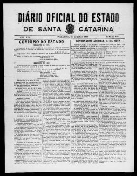Diário Oficial do Estado de Santa Catarina. Ano 16. N° 3937 de 11/05/1949