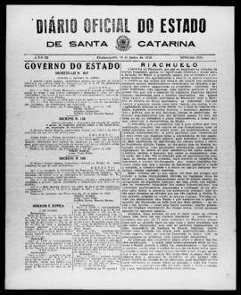 Diário Oficial do Estado de Santa Catarina. Ano 9. N° 2275 de 11/06/1942