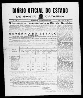 Diário Oficial do Estado de Santa Catarina. Ano 5. N° 1354 de 21/11/1938