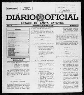 Diário Oficial do Estado de Santa Catarina. Ano 58. N° 14673 de 26/04/1993