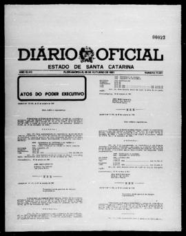 Diário Oficial do Estado de Santa Catarina. Ano 47. N° 11821 de 05/10/1981