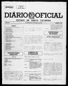 Diário Oficial do Estado de Santa Catarina. Ano 57. N° 14426 de 22/04/1992