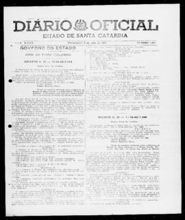 Diário Oficial do Estado de Santa Catarina. Ano 29. N° 7084 de 06/07/1962