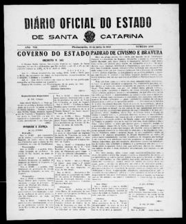 Diário Oficial do Estado de Santa Catarina. Ano 8. N° 2040 de 25/06/1941