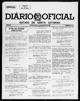 Diário Oficial do Estado de Santa Catarina. Ano 53. N° 13157 de 05/03/1987