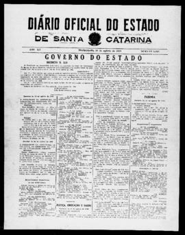 Diário Oficial do Estado de Santa Catarina. Ano 15. N° 3769 de 20/08/1948