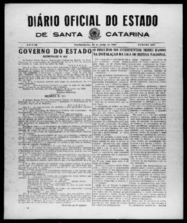 Diário Oficial do Estado de Santa Catarina. Ano 9. N° 2287 de 29/06/1942