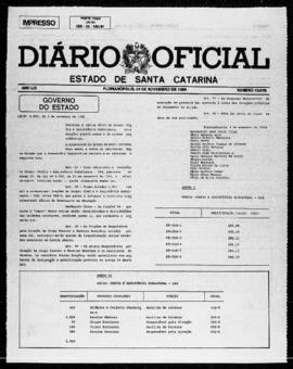 Diário Oficial do Estado de Santa Catarina. Ano 53. N° 13076 de 04/11/1986