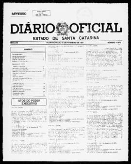 Diário Oficial do Estado de Santa Catarina. Ano 58. N° 14876 de 18/02/1994