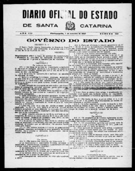 Diário Oficial do Estado de Santa Catarina. Ano 3. N° 826 de 07/01/1937