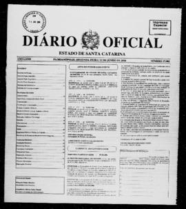 Diário Oficial do Estado de Santa Catarina. Ano 72. N° 17902 de 12/06/2006