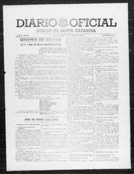 Diário Oficial do Estado de Santa Catarina. Ano 25. N° 6154 de 22/08/1958