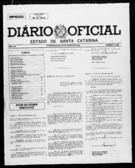 Diário Oficial do Estado de Santa Catarina. Ano 57. N° 14458 de 08/06/1992