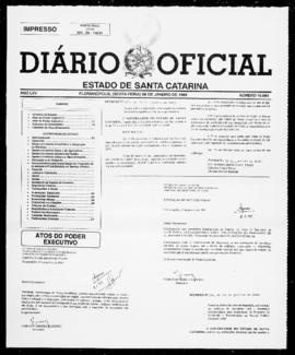 Diário Oficial do Estado de Santa Catarina. Ano 65. N° 16081 de 08/01/1999