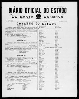 Diário Oficial do Estado de Santa Catarina. Ano 19. N° 4845 de 24/02/1953