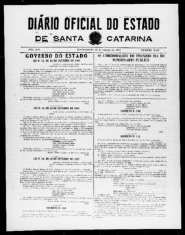 Diário Oficial do Estado de Santa Catarina. Ano 14. N° 3576 de 24/10/1947