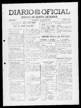 Diário Oficial do Estado de Santa Catarina. Ano 26. N° 6479 de 12/01/1960