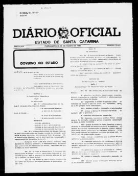 Diário Oficial do Estado de Santa Catarina. Ano 48. N° 12027 de 06/08/1982