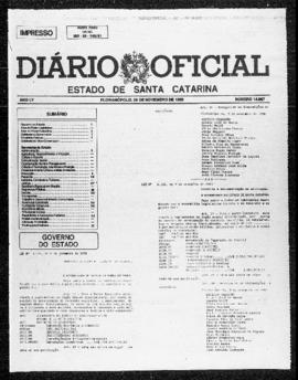 Diário Oficial do Estado de Santa Catarina. Ano 55. N° 14067 de 08/11/1990