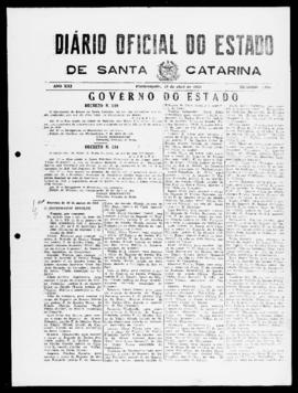 Diário Oficial do Estado de Santa Catarina. Ano 21. N° 5116 de 19/04/1954
