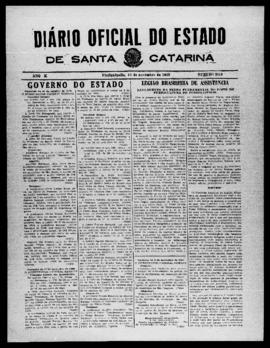 Diário Oficial do Estado de Santa Catarina. Ano 10. N° 2619 de 11/11/1943