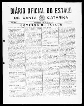 Diário Oficial do Estado de Santa Catarina. Ano 21. N° 5232 de 07/10/1954
