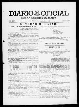Diário Oficial do Estado de Santa Catarina. Ano 26. N° 6437 de 04/11/1959