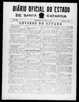Diário Oficial do Estado de Santa Catarina. Ano 14. N° 3531 de 20/08/1947