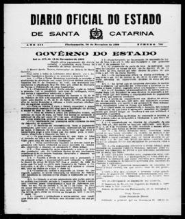 Diário Oficial do Estado de Santa Catarina. Ano 3. N° 789 de 20/11/1936