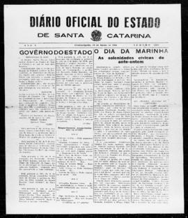 Diário Oficial do Estado de Santa Catarina. Ano 5. N° 1228 de 13/06/1938