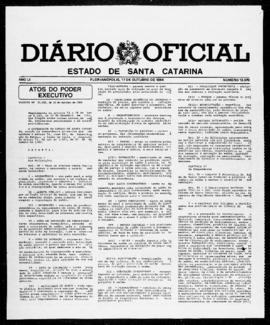 Diário Oficial do Estado de Santa Catarina. Ano 51. N° 12570 de 17/10/1984
