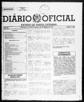 Diário Oficial do Estado de Santa Catarina. Ano 62. N° 15299 de 01/11/1995