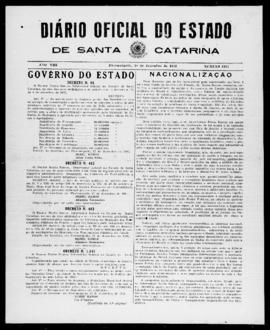 Diário Oficial do Estado de Santa Catarina. Ano 8. N° 2161 de 18/12/1941