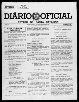 Diário Oficial do Estado de Santa Catarina. Ano 52. N° 12865 de 27/12/1985