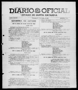 Diário Oficial do Estado de Santa Catarina. Ano 29. N° 7056 de 24/05/1962